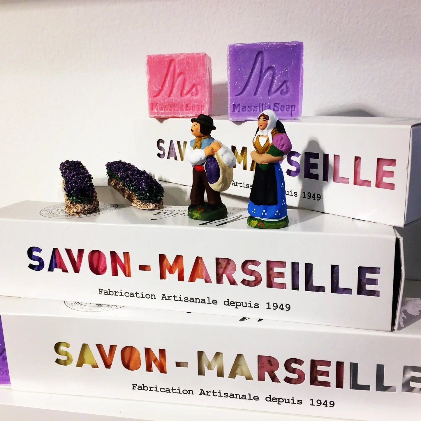 Marseille Soap Gift Box of 5 Cubes - 5.2 oz